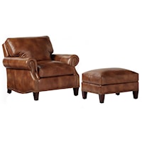 Chair and Accent Ottoman