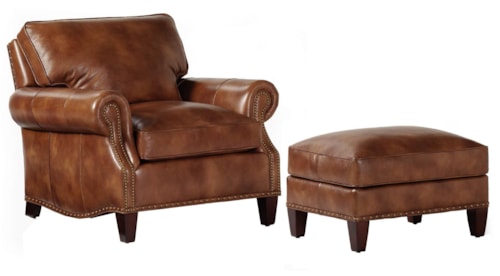 Chair and Accent Ottoman