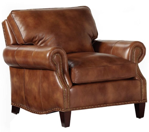 Chair with Exposed Wood Feet