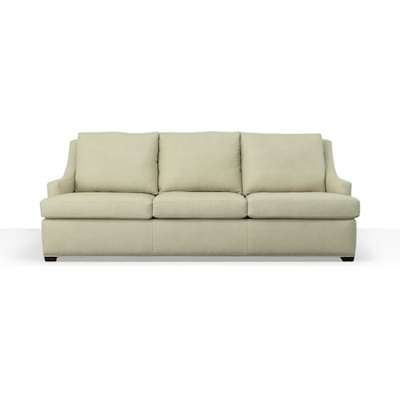 Traditional 3 Cushion Sofa