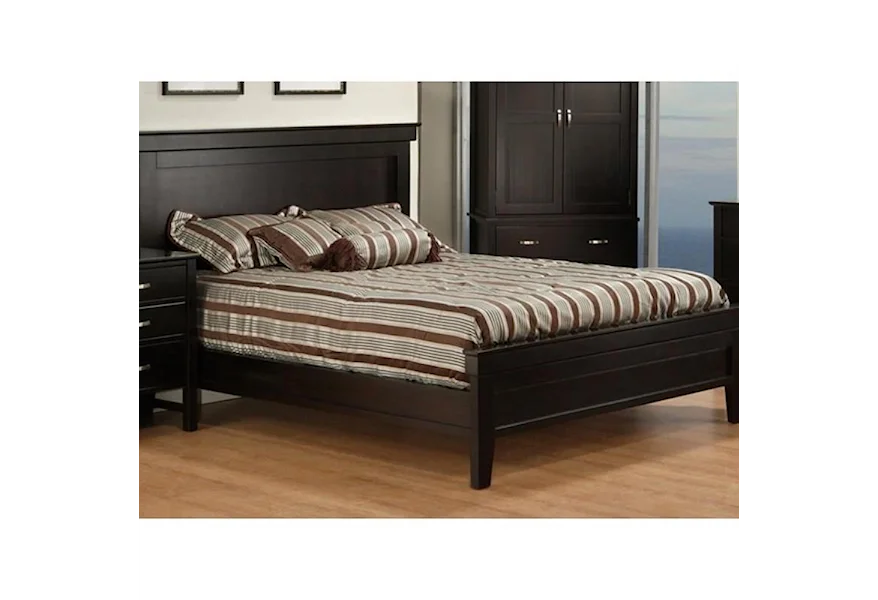 Brooklyn King Bed with Low Footboard by Handstone at Jordan's Home Furnishings