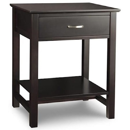1-Drawer Open Night Stand