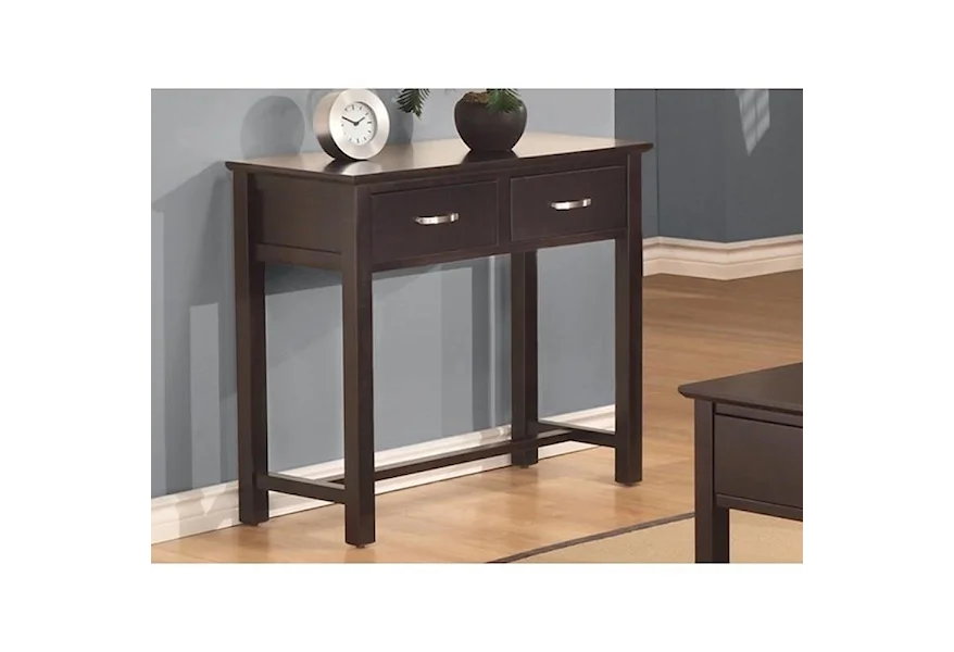 Brooklyn 2-Drawer Sofa Table at Bennett's Furniture and Mattresses