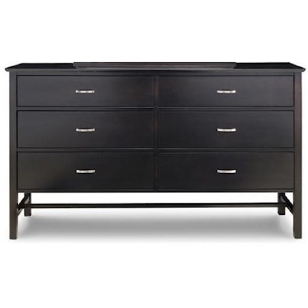 6-Deep-Drawer Long Dresser