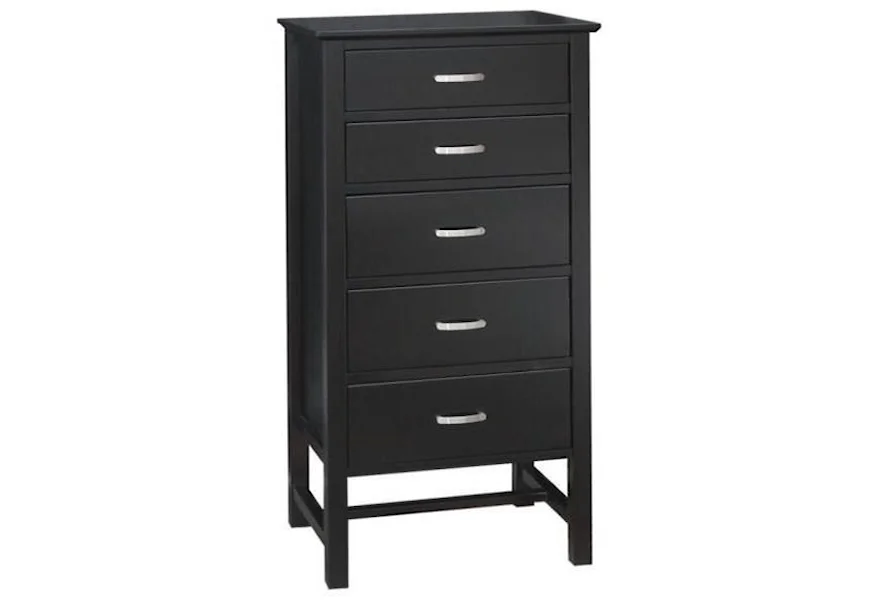 Brooklyn 5-Drawer Lingerie Chest by Handstone at Jordan's Home Furnishings