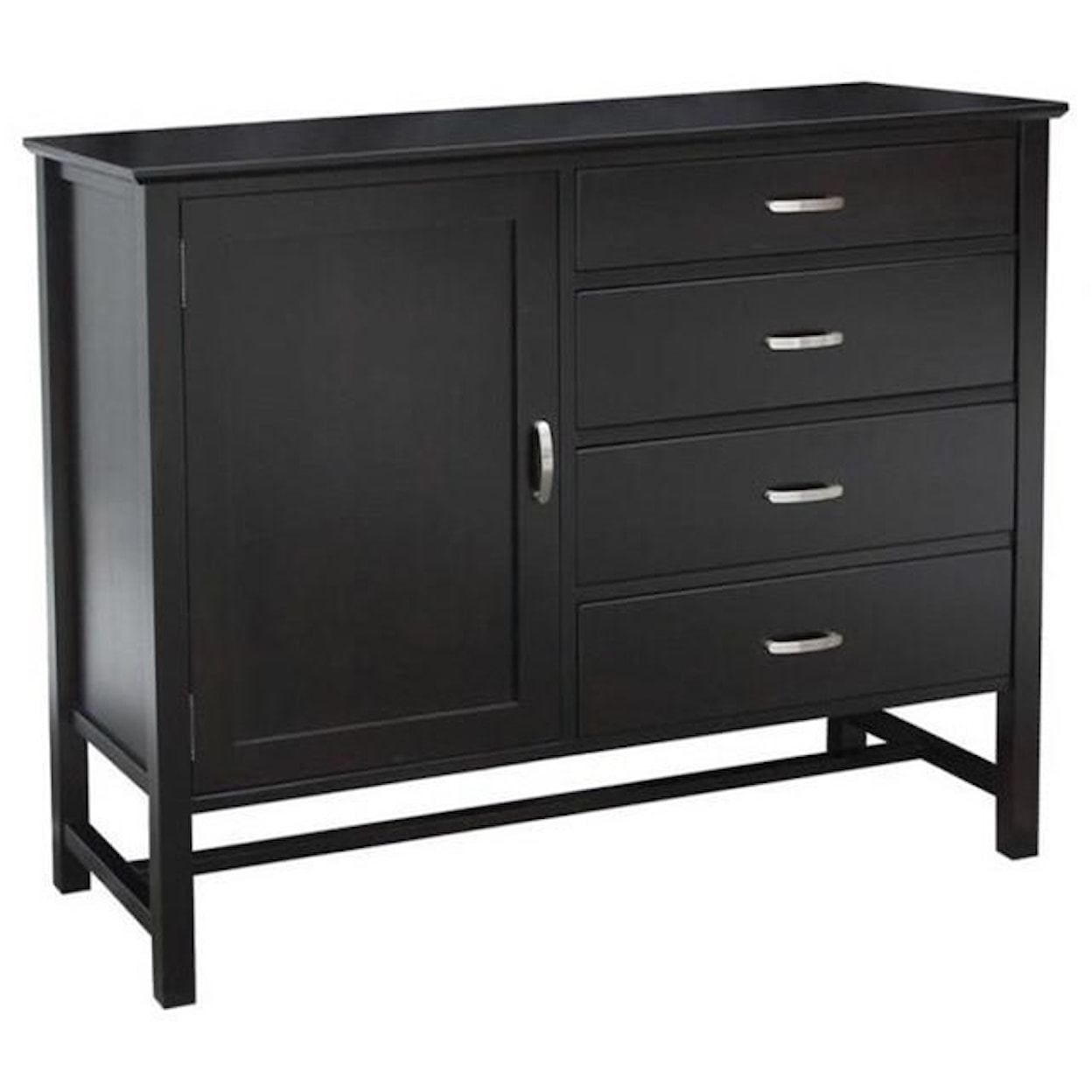 Handstone Brooklyn 1-Door 4-Drawer Mule Chest