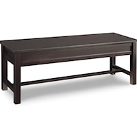 48" Bench with H Stretcher
