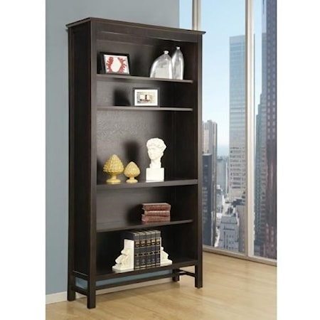 80" Bookcase with 4 Shelves