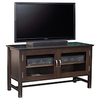 48" HDTV Cabinet with 2 Glass Doors