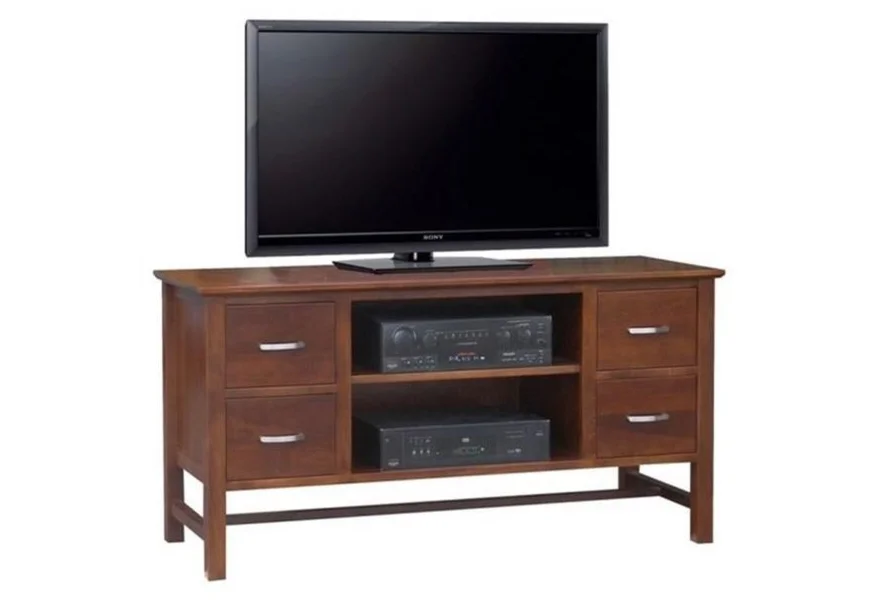 Brooklyn 52" HDTV Cabinet by Handstone at Jordan's Home Furnishings