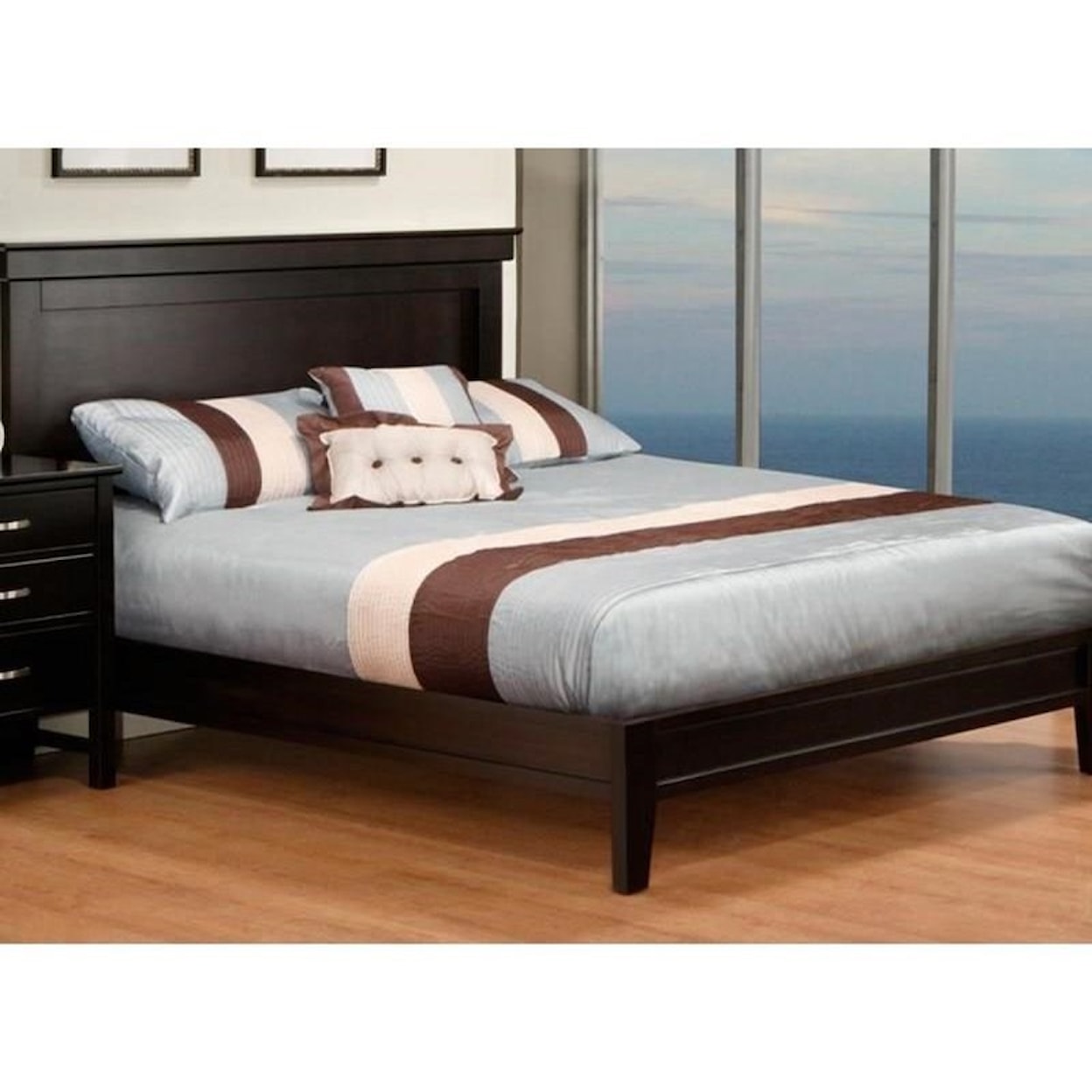 Handstone Brooklyn Twin Bed with Wraparound Footboard