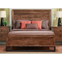 Solid Maple Queen Bed with Low Footboard