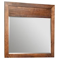 Solid Maple Landscape Mirror