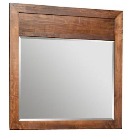 Solid Maple Landscape Mirror