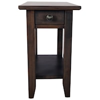 Solid Wood Square Chairside Table