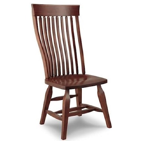 Side Chair with Wood Seat