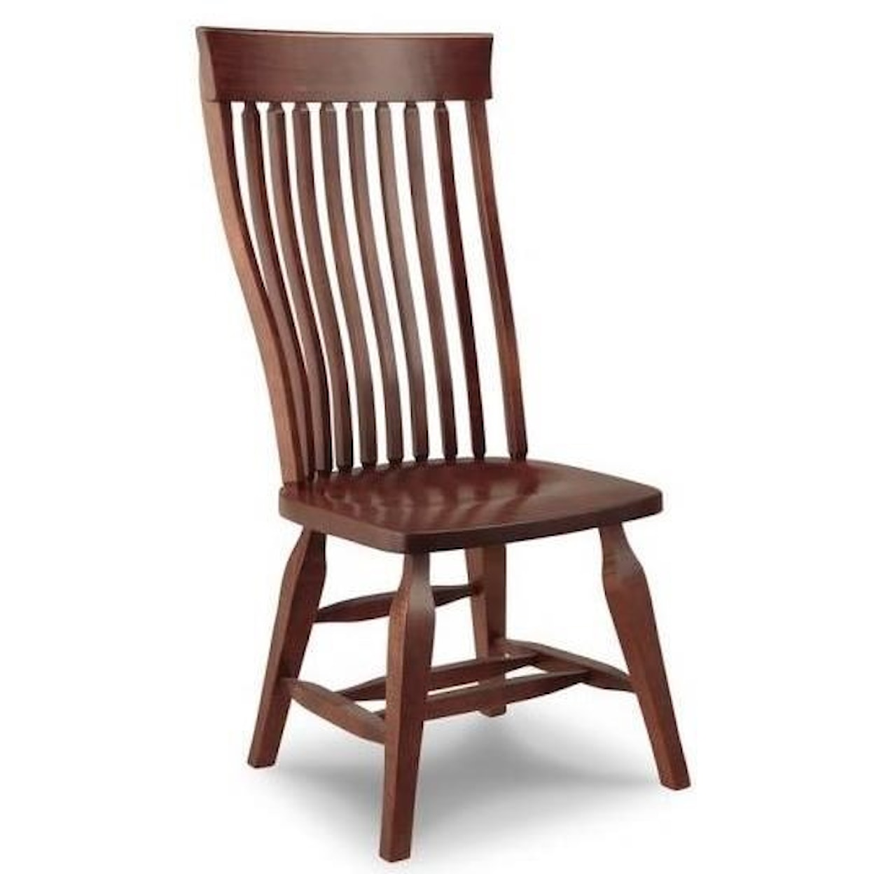 Handstone Florence Side Chair with Wood Seat