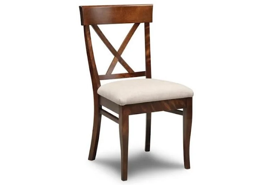 Florence X Back Side Chair by Handstone at Stoney Creek Furniture 