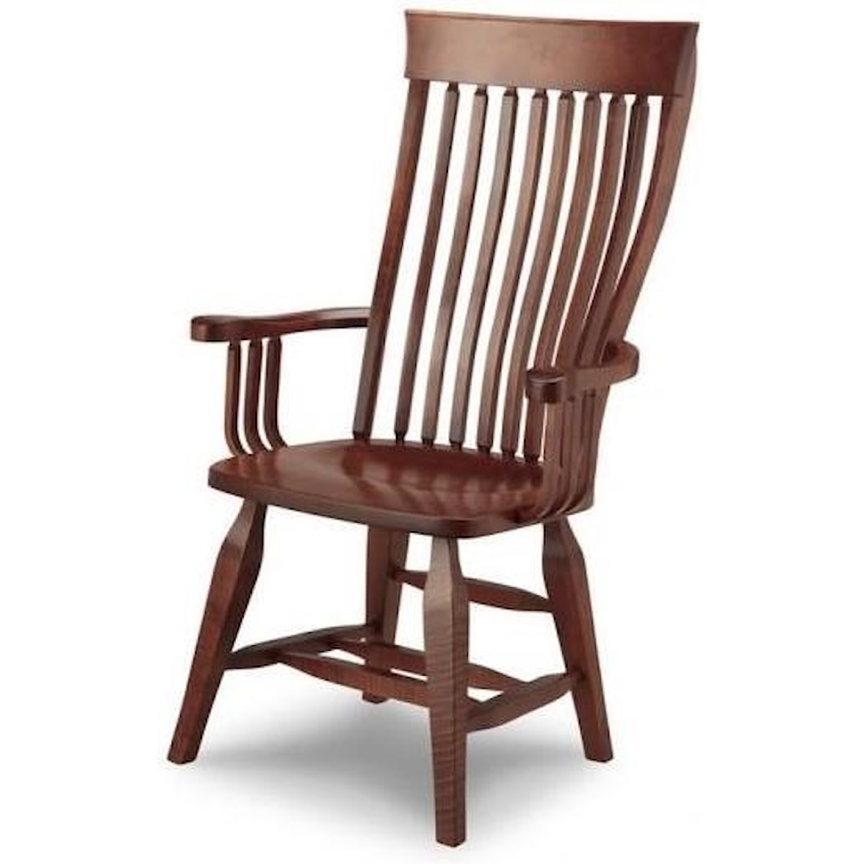 Handstone Florence Arm Chair with Wood Seat