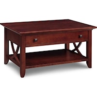 Condo Coffee Table with Drawer and Shelf