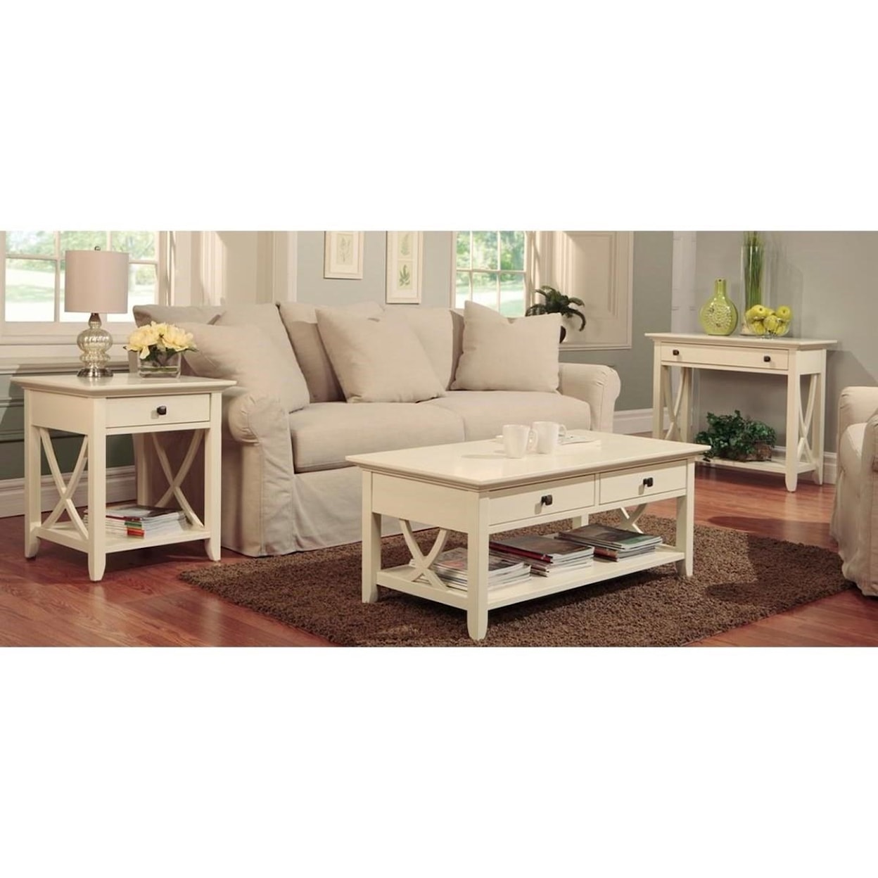 Handstone Florence End Table