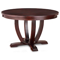 42" Round Dining Table with 2 Leaves