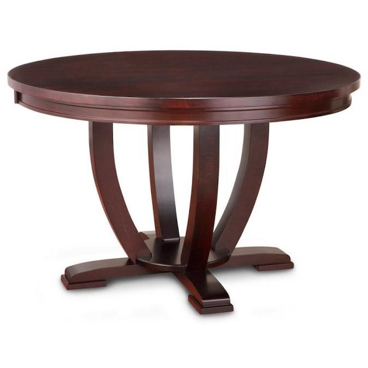 Handstone Florence 42" Solid Top Round Dining Table