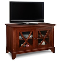 48" HDTV Cabinet with Glass Doors