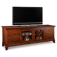 83" HDTV Cabinet with Four Drawers