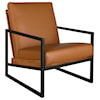 Handstone Muskoka Leather Accent Chair