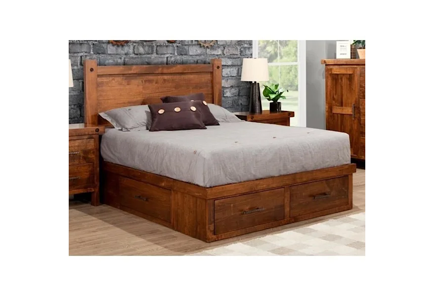Rafters 4-Drawer Full Condo Bed by Handstone at Stoney Creek Furniture 