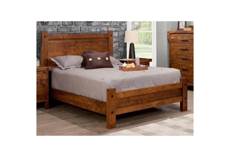 Rafters Full Bed with Low Footboard by Handstone at Stoney Creek Furniture 