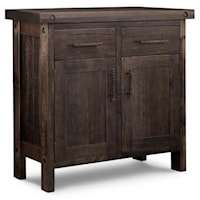 Sideboard w/2 Wood-Doors & 2/Dwrs & 1/Wood Adjust.