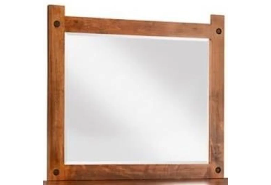 Rafters Landscape Mirror by Handstone at Stoney Creek Furniture 