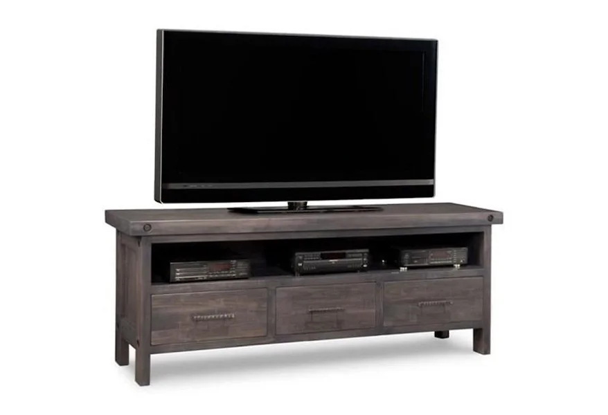 Rafters HDTV Unit by Handstone at Stoney Creek Furniture 