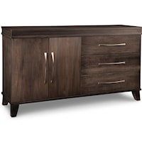 Customizable Verona Sideboard with Wood Doors