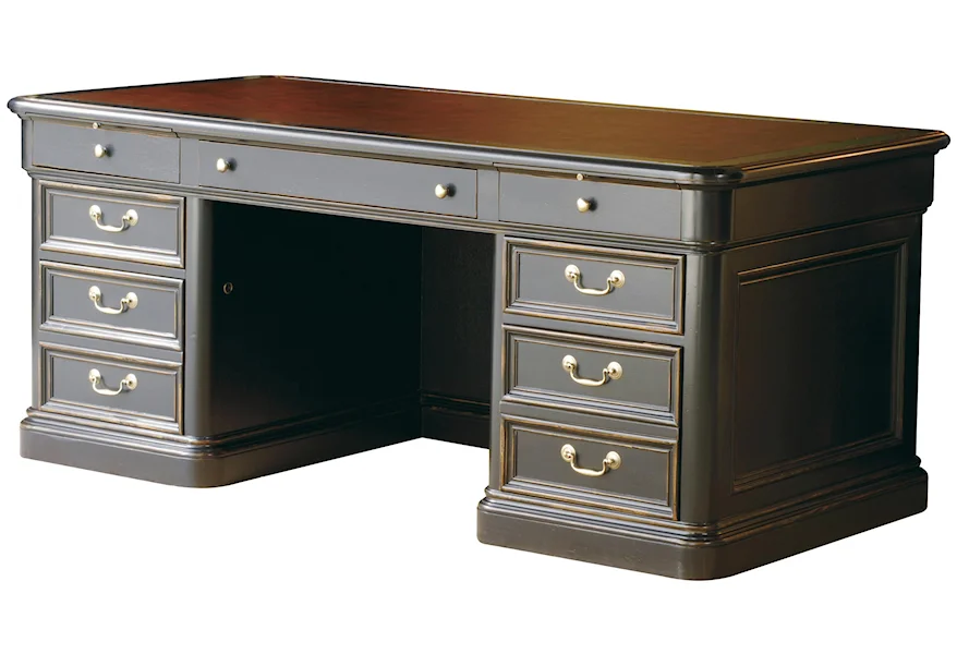 7-9100 Executive Desk by Hekman at Swann's Furniture & Design