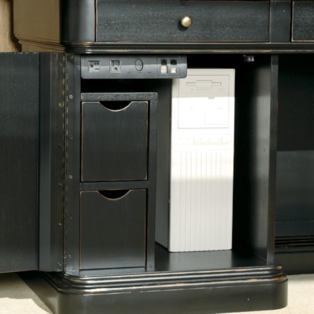 Executive Credenza with Hutch