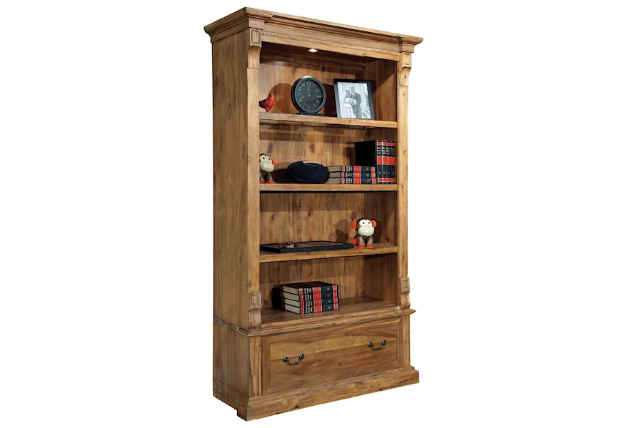 Office Express Executive Bookcase by Hekman at Swann's Furniture & Design