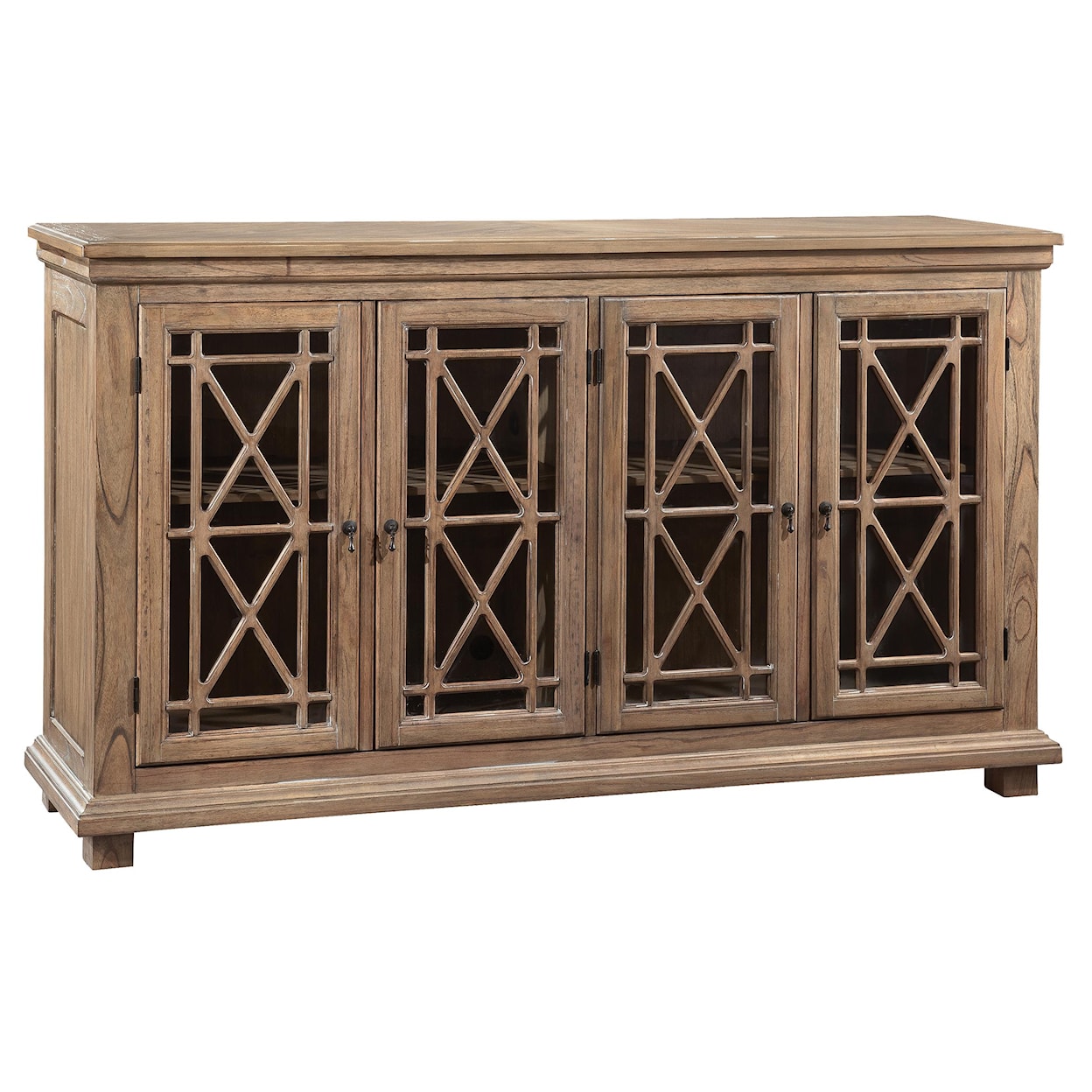 Hekman Accents and Occassional Lattice Front Entertainment Console