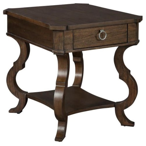Single Drawer Lamp Table
