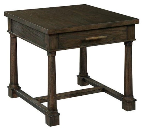 Single Drawer End Table