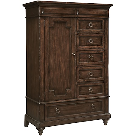 Chest with 1 Door and 6 Drawers