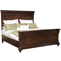 King Panel Bed with Framed Footboard and Headbaord