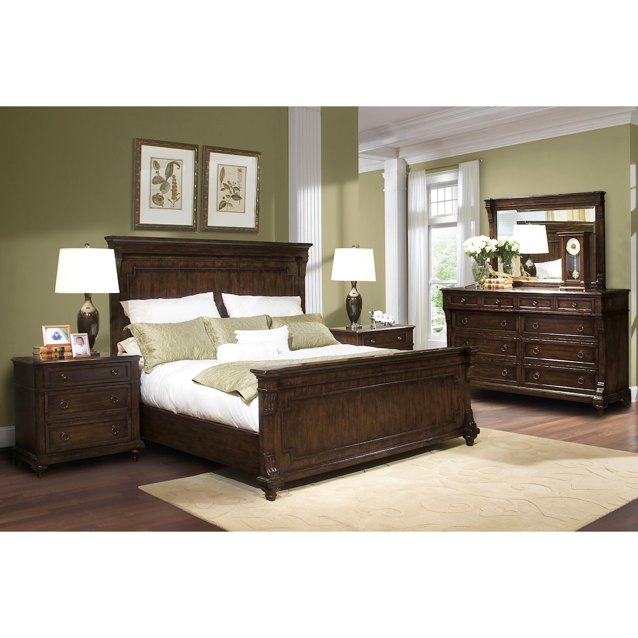 Hekman Charleston Place King Panel Bed