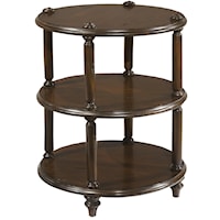 3 Tier Round Lamp Table