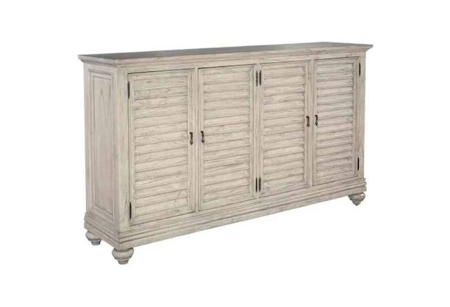 Homestead Louvered Door Entertainment Center by Hekman at Jacksonville Furniture Mart