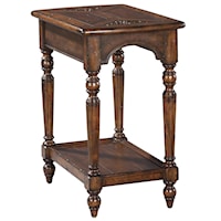 Traditional Rich Brown Vintage Side Table