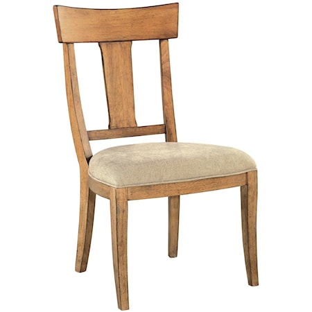 Wood Back Side Chair