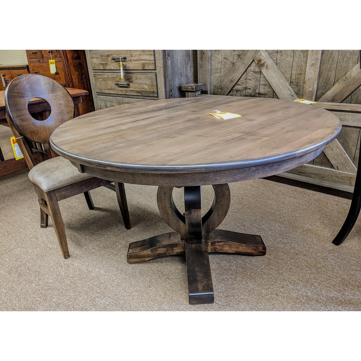 Hermie's Table Shop The Master Customizable Solid Wood Dining Table